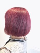 ジュール 新宿三丁目(Joule)&nbsp;カシスピンクカラー×シンプルボブ［新宿三丁目］