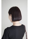 シースルーボブ×髪質改善でまとまりのあるヘアに