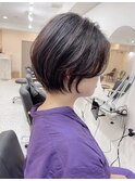 前髪カール/ネオシースルーバング/くびれボブ［銀座］