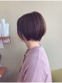 春のナチュラルショートボブ☆