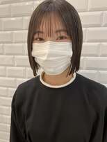 リルミー(Lilme) パツッとボブに前髪で透け感<原田>