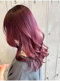 ピンクカラーダブルカラー韓国