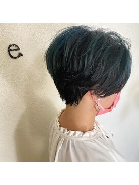 ジェルム ヘアーワークス(germe hair works) クールなハンサムショート