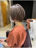 甲子園口/髪質改善/ショート/ハイライト/酸性ストレート