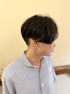 ハナモリ テララ(hanamori terara) hanamori★多田羅 前下がり2ブロックのツイストスパイラルパーマ