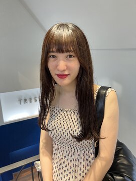 トレス(TRESS) ブラウンベージュ　内巻きボブ　レイヤーボブ