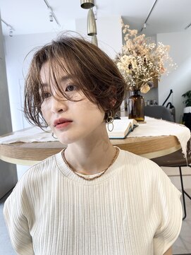 サークル(circle) 大人可愛い20代30代40代50代小顔ショートボブナチュラルショート