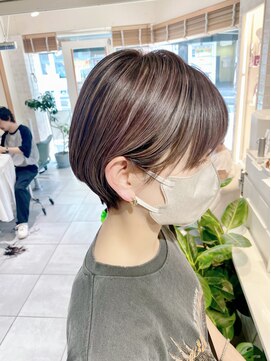 ネオリーブカフ 鶴ヶ峰店(Neolive caff) ハイライトショート ハンサムショート 丸みショート