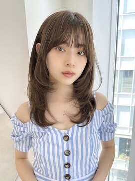 レミエ ダイカンヤマ(lemiie) ワンカールで可愛いレイヤーカット☆レイヤーロング