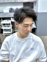 ノイセル 西本町(Noisyle) 爽やか大人メンズかき上げリバースアップバングショート