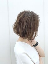 ルーファス メグロ(Ruufus Meguro) ナチュラルエアボブ/ショートボブ/白髪ぼかし30代40代50代