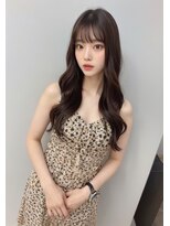 オズ 郡山桑野店(OZ)&nbsp;ベージュグレー黒髪レイヤーくびれヘア小顔10代20代30代40代