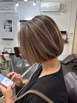 ガーデン ジングウマエ(GARDEN jingumae) 星華,デザインカラー,レイヤーカット,ウェットヘアa6