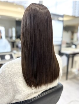 モードケイズブラン(MODE K's Blanc) ioLu髪質改善ストレート×髪質改善カラー【六甲道/髪質改善】