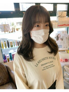 ネオヘアー 曳舟店(NEO Hair) レイヤーカット/オリーブベージュ