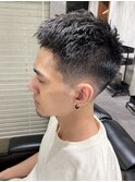 メンズビジネスショートクロップスタイル/メンズ美容室/新潟万代