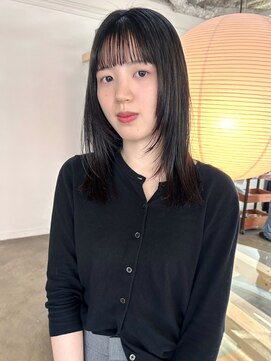 カシェ ナカザキ(CACHE NAKAZAKI) フェイスレイヤー/ロングヘア/グレージュ