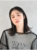 タイトな耳掛けスタイル【川崎/髪質改善/縮毛矯正】