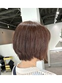 ショートでも長持ちするパサつかないショートボブ