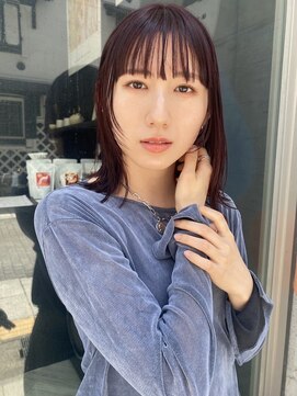 ベル バイ マグ 諏訪店(belle by Mag) 30代40代ダブルカラーミルクティデザインカラー透け感