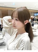 韓国ヘア/韓国スタイル/縮毛矯正/髪質改善/レイヤーカット