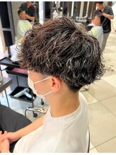 【柔らかなウェーブカールでオシャレ度アップ】波巻きスパイラルパーマ