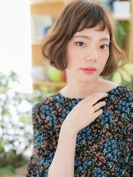 カバーヘア ブリス 戸田公園西口店(COVER HAIR bliss) シースルーバング韓国風オン眉ボブc6浦和戸田公園20代30代40代