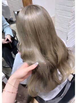 ネオリーブアオバ 高田馬場店(Neolive aoba) ダブルカラー☆ハニーベージュ