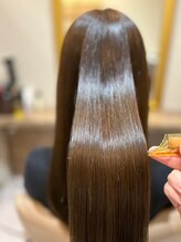 シルクストレートで柔らかく自然なストレート