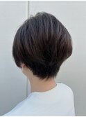 40代50代襟足すっきりショートボブ　2504