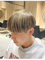 レボ 片町店(Revo)&nbsp;マッシュ&ブラウンベース×金メッシュ