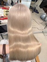 ロイス 神宮前(ROIS)&nbsp;ケアブリーチ/ミルクティーベージュ/髪質改善トリートメント/