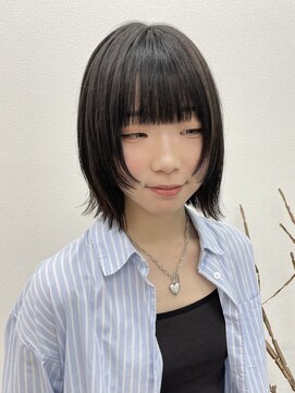 エン 吉祥寺(EN) 20代30代40代前下がり耳掛けショートボブ丸みショート◎