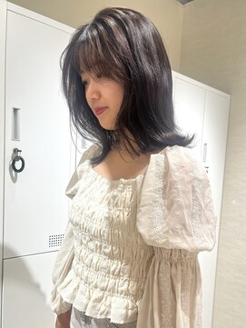 エレノア 四条烏丸店(Eleanor) 【白石】艶透明感カラー × ラベンダーグレージュ