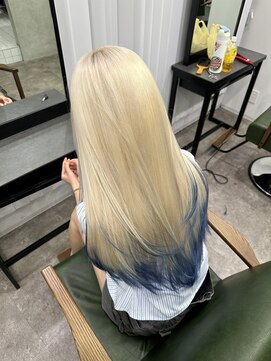 モニカ 原宿店(MONIQA) ブロンド裾カラー