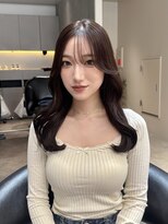 ロンド ロワール 門前仲町(Lond Loire)&nbsp;韓国レイヤーカット/くびれ巻き/前髪顔周り/セミディ[門前仲町]