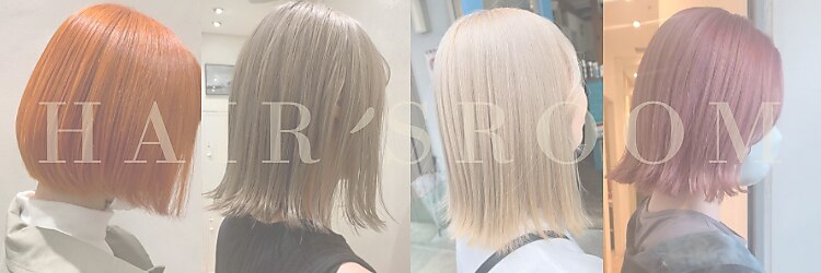 ヘアーズ ルーム(hair's RooM)のサロンヘッダー
