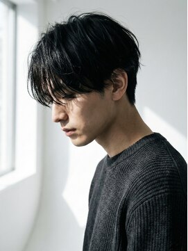 ネオヘアー 東三国(Neo hair) 爽やか黒髪ナチュラルマッシュセンターパート