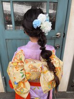 エルズ 大宮店(ailes)&nbsp;七五三ヘアセット[大宮/大宮ボブ/大宮ショート/パーマ/ショート]