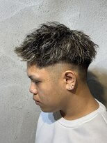 ニアウ 高崎店(Niau)&nbsp;MEN’S HAIR/波巻きツイストスパイラル/リバースセンターパート