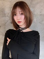 サイン 韓国ボブ 渋谷(SIGN) 韓国ボブレイヤーボブ渋谷タッセルボブお洒落なレイヤーカット