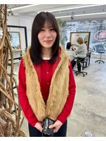 ソーソー(SoSo)&nbsp;セミロング×顔まわりレイヤー2.21