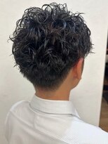 ラギッド 大野城店(RUGGED)&nbsp;メンズマッシュパーマ ツイストスパイラル アッシュブラック