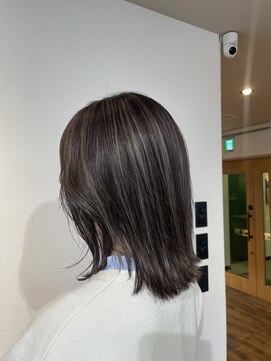 テラスソア(Terrace soar) 【Terrace soar】ミディアム×白髪ぼかしハイライト