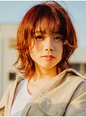 enne/無造作パーマ/春色ハイトーン
