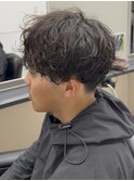 MEN’S/リバースセンターパート/ニュアンスパーマ/錦糸町