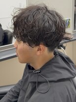 ナム 錦糸町(NAM)&nbsp;MEN’S/リバースセンターパート/ニュアンスパーマ/錦糸町