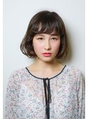 《落合》フェミニンボブ