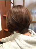 ショートボブ　ショート　艶髪ショートか