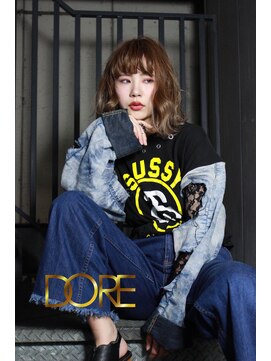 ドレ(DORE) アッシュベージュ【グラデーションカラー、ボブ】